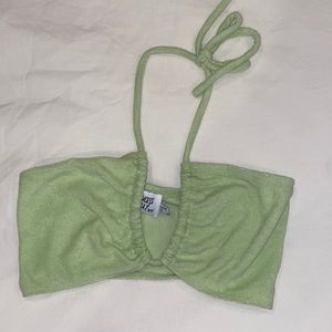 Princess Polly beachy terry cloth halter top